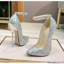 Women High Heel Shoes Pumps Shoes Pointed Toe Heel Stilettos Shoes Party