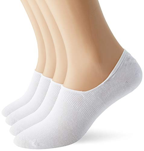 FüßLinge Unisex 4Er Pack Baumwolle Schwarz GrößE 39-42 Camano Socken-image