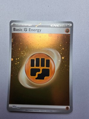 Basic Fighting Energy (Cosmos Holo) Holo Common SVE: Scarlet & Violet Energies 0