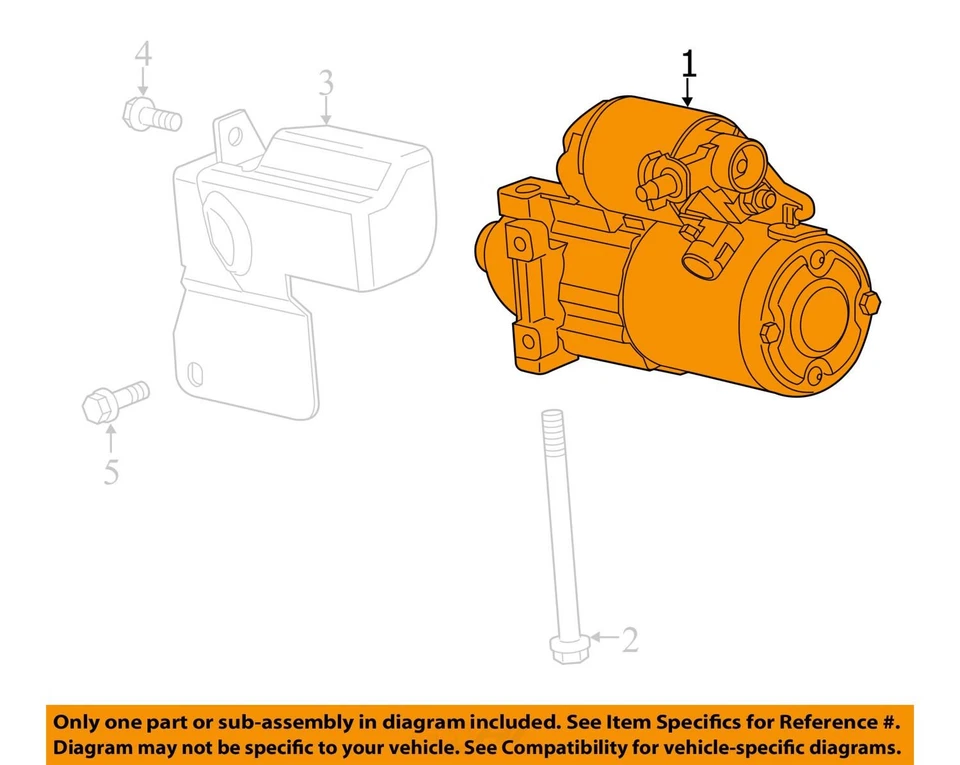 Solenoide motor de arranque de coche GMC Yukon XL fabricante original BHGAH Foto 3 de 4