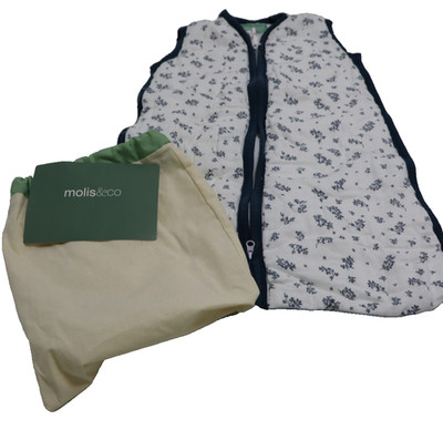 molis&co - Baby Schlafsack ärmellos - Ideal für Frühling und Herbst - (60 cm)