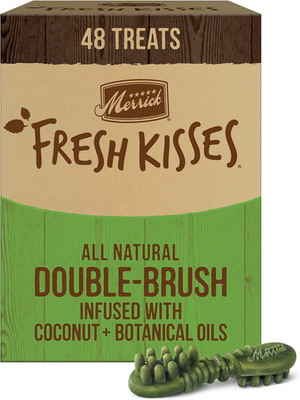 Fresh Kisses Natural Dental Chews Infused with Coconut and Botanical Oils for Sm