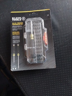 Klein Tools 32717G Precision Screwdriver Set w/ Case, All-in-One Repair Tool Kit