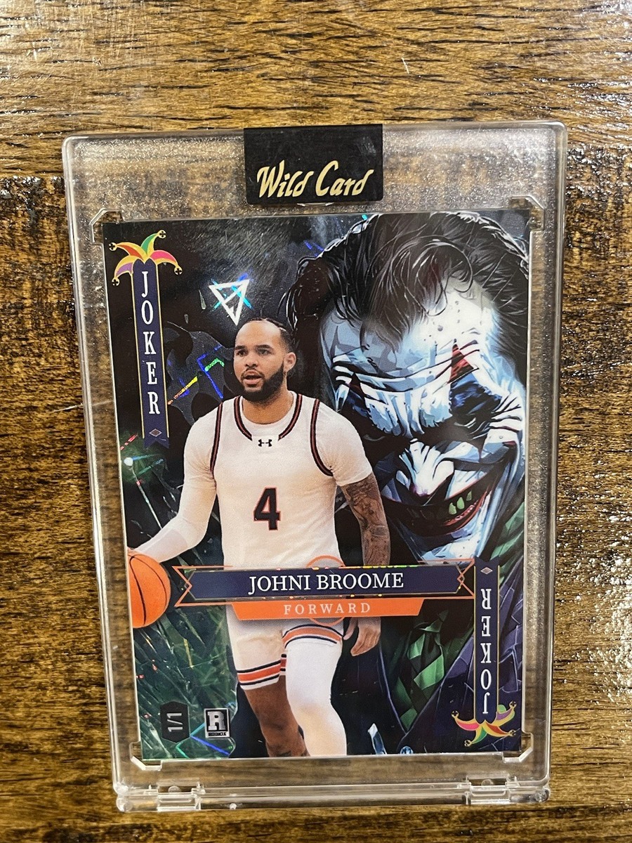 2025 Wild Card Jokers Wild Johni Broome 1/1 Full Face Joker Rookie