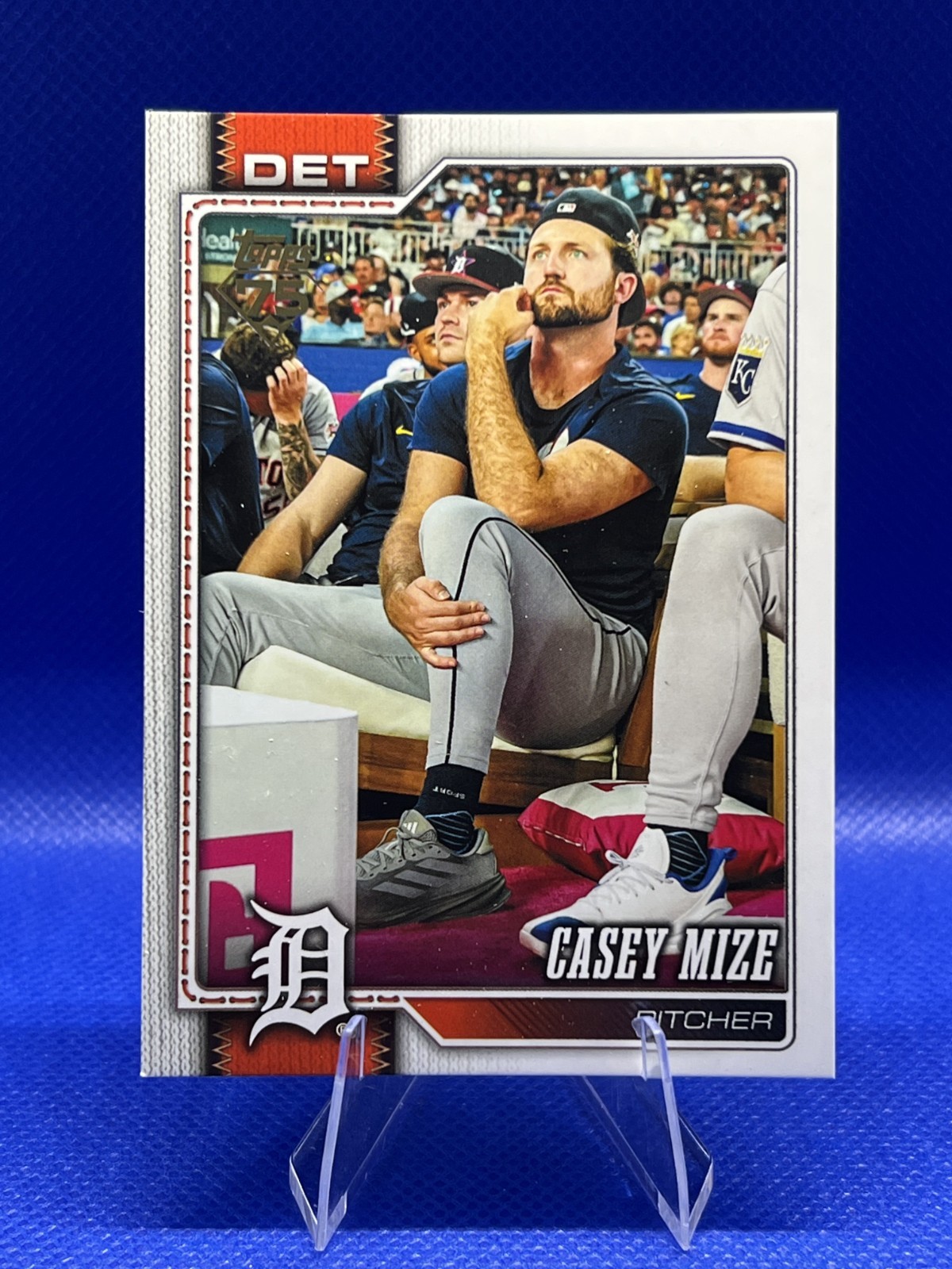 Topps 2026 Series 1 Casey Mize Detroit Tigers #16 Golden Mirror Photo Variation 