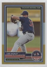2023 USA Baseball Stars & Stripes Bronze Silver and Gold Prizm Cade Kuehler 00ht