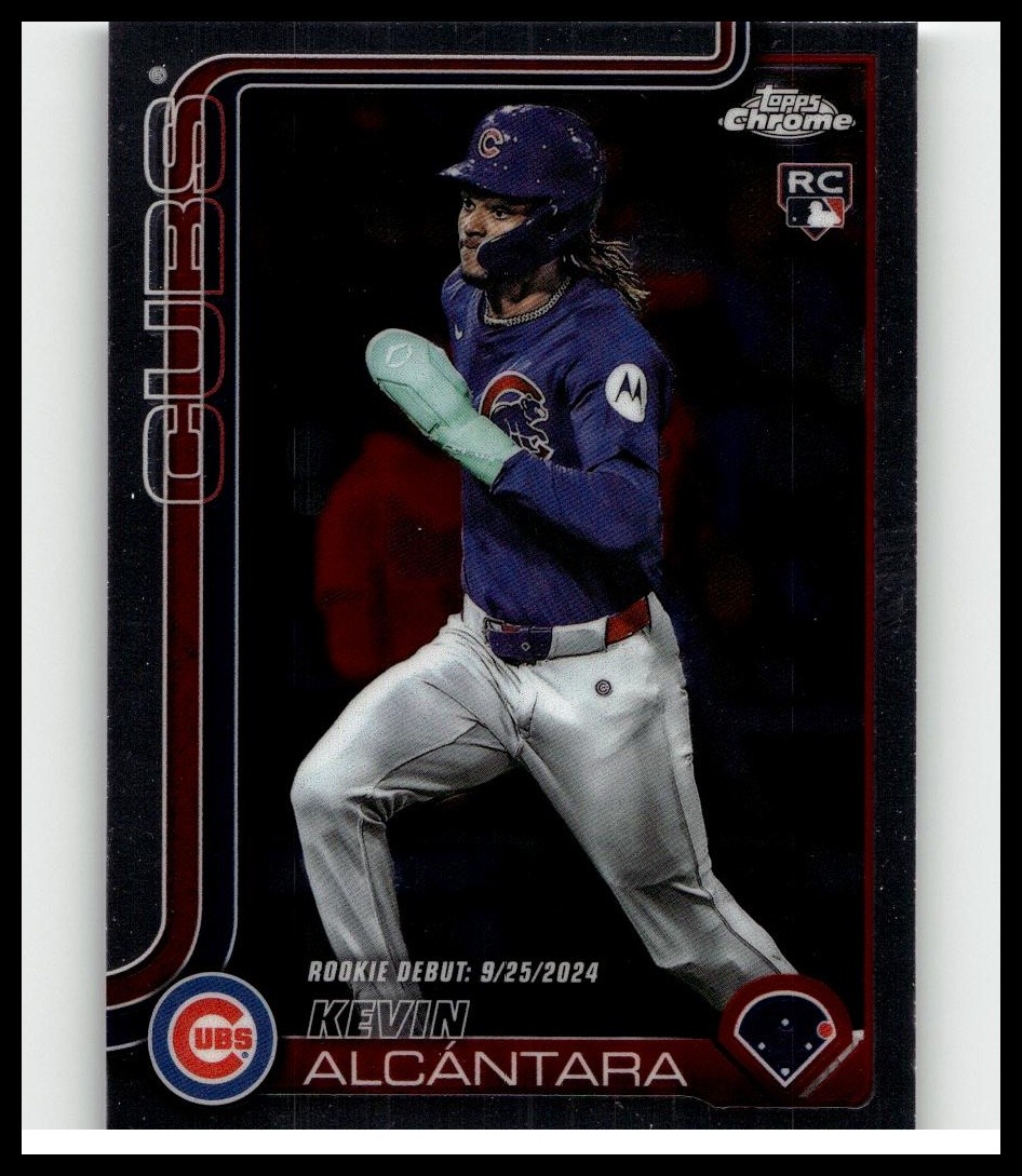 2025 Topps Chrome Update Kevin Alcantara #USC25 Cubs RC