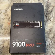 SAMSUNG 9100 PRO 4TB M.2 2280 PCIe 5.0x4 NVMe Internal SSD  MZ-VAP4T0B/AM