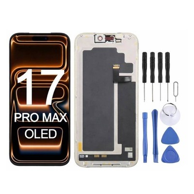 TELA IPHONE 17 PRO MAX SOFT OLED PREMIUM - DIAMONDS — frontal completo com touch