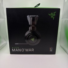 Razer Man O'War Wireless Gaming Headset 7.1 Virtual sound Charging cable chroma.