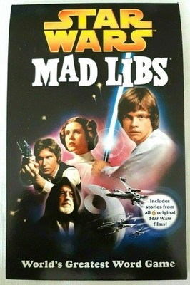 Star Wars Mad Libs Word Game Book Activity From All 6 Original Star Wars Films