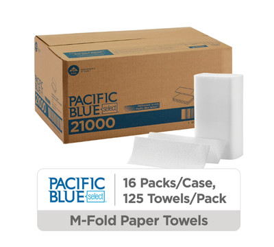 Pacific Blue Select  Multifold Premium 2-Ply C-Fold Paper Towels by GP PRO