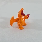 Pokemon Vintage TOMY Orange Metallic Charizard 2" Figure - Rare Collectible Toy