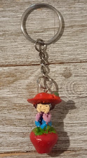 Strawberry Shortcake Charm Keychain Keyring