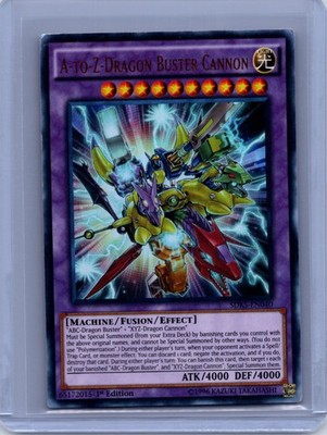A-to-Z-Dragon Buster Cannon 1st Edition Ultra Rare Structure Deck: Seto Kaiba SD