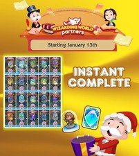 MONO POLY GO  Wizarding World Partner Event Instant Complete