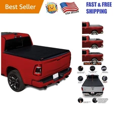 Durable Low-Profile Roll Up Tonneau for 2019-2023 Ram 1500 - Easy Install