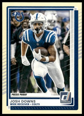 2025 Panini Donruss Press Proof Josh Downs #42