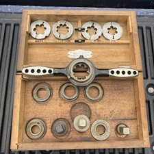 Vintage Wolverine Brass Works Tube Threading Set Grand Rapids Michigan