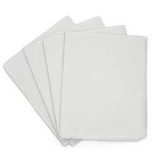 TIDI Everyday Recycled Fiber Medical Drape Sheets White 40” x 48” Pack of 100