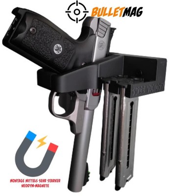 Waffenhalter SMITH & WESSON SW22 VICTORY und 2 Magazine - MAGNETISCH