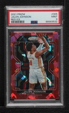 2021-22 Panini Prizm Red Ice Prizm Jalen Johnson #305 PSA 9 MINT 2w0