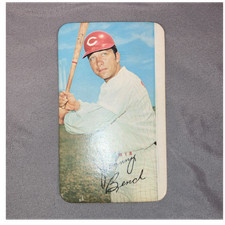 Topps Johnny Bench Cincinnati Reds 1970 Topps Super Vintage Baseball Card #8 NL