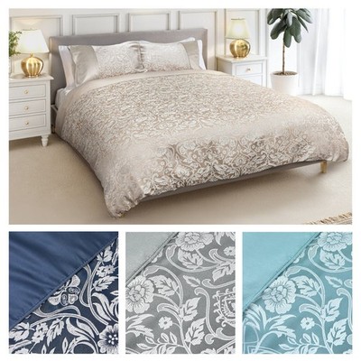 Bettwäscheset verzierter Jacquard-Bettbezug mit Kissenbezügen - Eden
