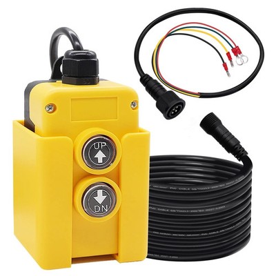 Dump Trailer Remote Control 4 Wire 12V Switch for Hydraulic Pump Power Unit