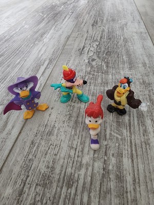 Darkwing Duck Figurine Lot 1992 Kellogg's Disney PVC Figures Mail In Set Of 4
