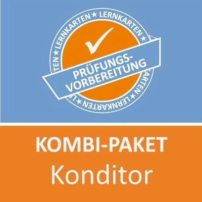 Kombi-Paket Konditor Lernkarten|Princoso GmbH