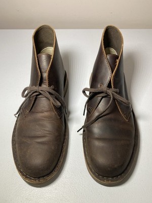 Clarks Bushacre 2 Mens‎ 9M Dark Brown Beeswax Leather Chukka Desert Boots Clarks Men main image 2
