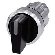 1 PC SIEMENS 3SU10522BP100AA0 3SU1 Selector Switch, 3POS, Momentary/Mounted wit