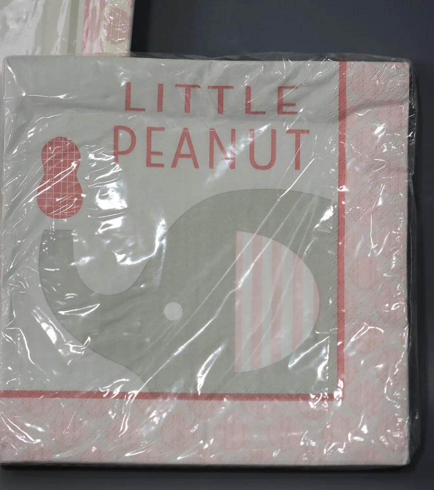 Little Peanut Girl Party Tableware Set - Plates, Cups, Tablecloths, and Napkins - Image 2 of 4