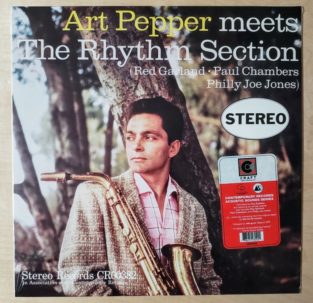 Art Pepper Meets The Rhythm Section Craft STEREO 180g Sealed