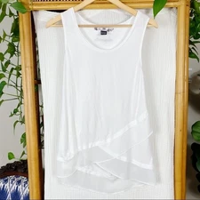 DESIGUAL SABADO LAYERED HEM TANK