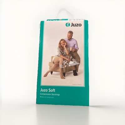 Juzo 2001  20-30 Closed Toe Thigh High Compression AG III w/Silicone Band Black