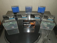 LOT 10 CASSETTE DAT AUDIO AMPEX/TDK/SONY (120/124) NEW SEALED PRO TAPE HIGH END!