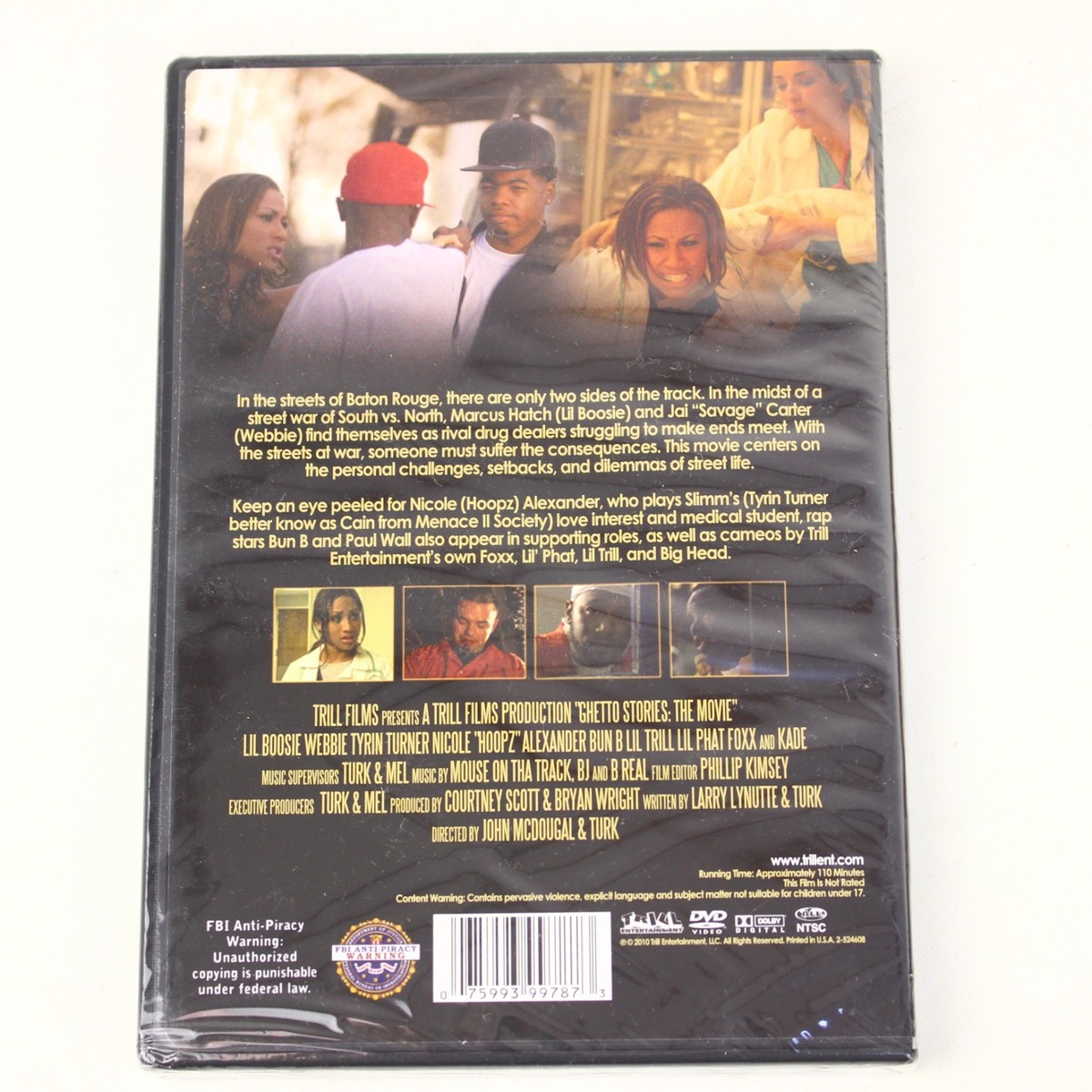 Ghetto Stories: The Movie DVD Lil Boosie Webbie & Trill NEW
