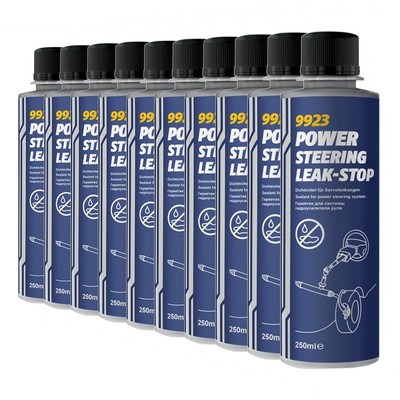 MANNOL Power Steering Leak-Stop Servolenkungs-Leck-Stop, 10x250 ml