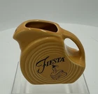 Fiesta Dancing Lady Mini Disc Pitcher Marigold | Fiestaware Pryde's Exclusive