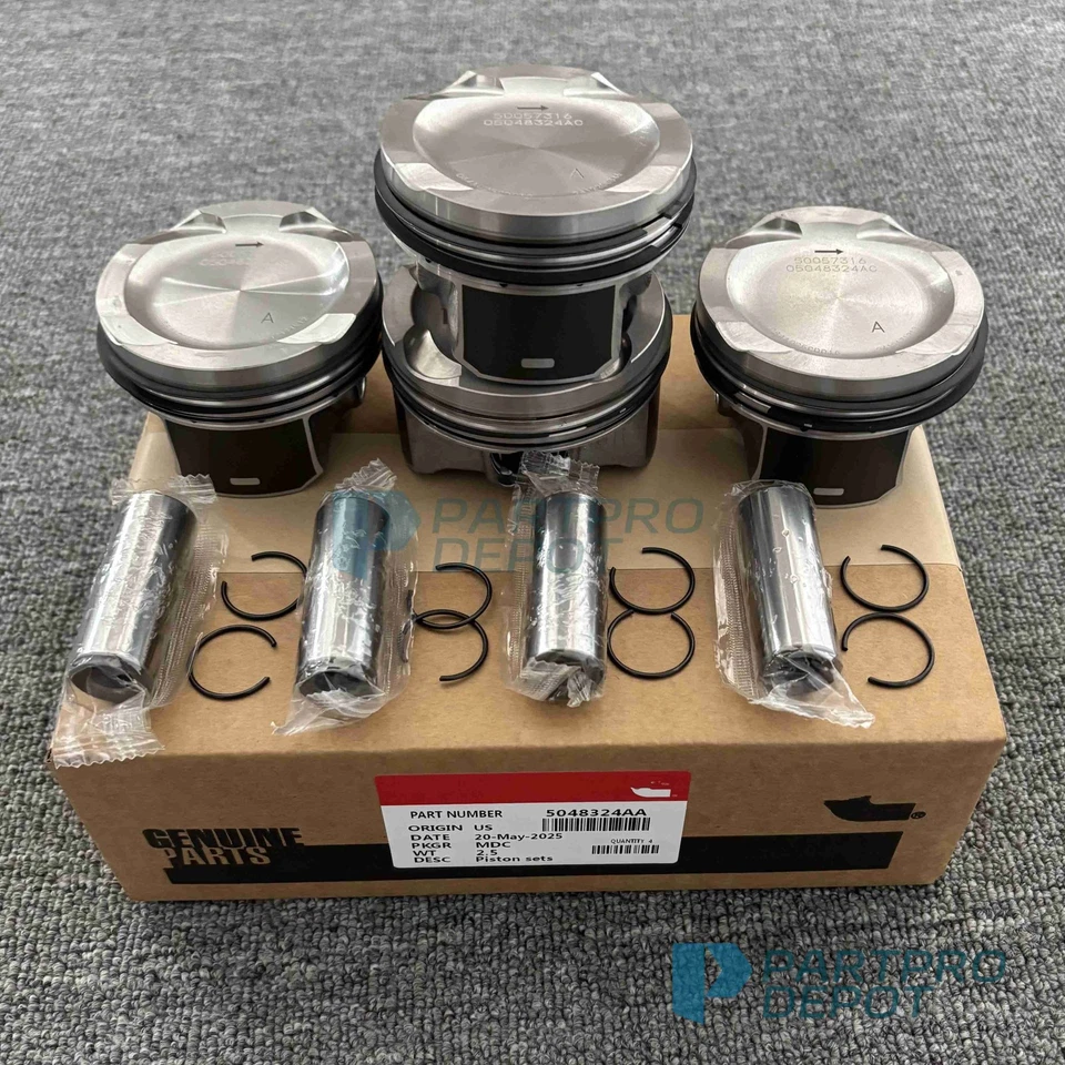 New 4pc/set Piston with ring Fit For Jeep wrangler campass 2.0T Grand Cherokee - Image 4 of 4