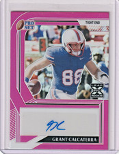 2022 Leaf Pro Set Grant Calcaterra RC Pink Prismatic Auto /25 #PA-GC1