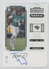 2022 Panini Contenders Rookie Ticket RPS Stub /44 Travon Walker #135 Auto 1n86