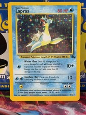 Pokemon tcg Fossil Lapras Holo #10/62