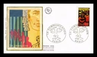 Dr Jim Stamps France 1976 La Communication First Day Cover Silk Cachet