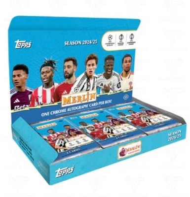 Topps Merlin Chrome Soccer 2024-25 UCC Pick a Card - Base/Refractor