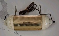 Vtg MID CENTURY HEADBOARD LAMP White BED READING LIGHT A6