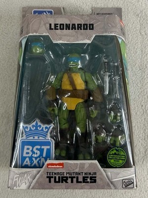 BST AXN TMNT Leonardo IDW Comic 5'' Action Figure Open Box Missing 1 Effect