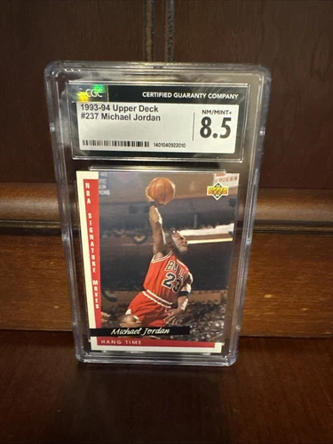 1993-94 Upper Deck #237 Michael Jordan Hang Time CGC 8.5